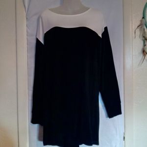 Liz Claiborne 2 Toned 3/4 Sleeve Blouse